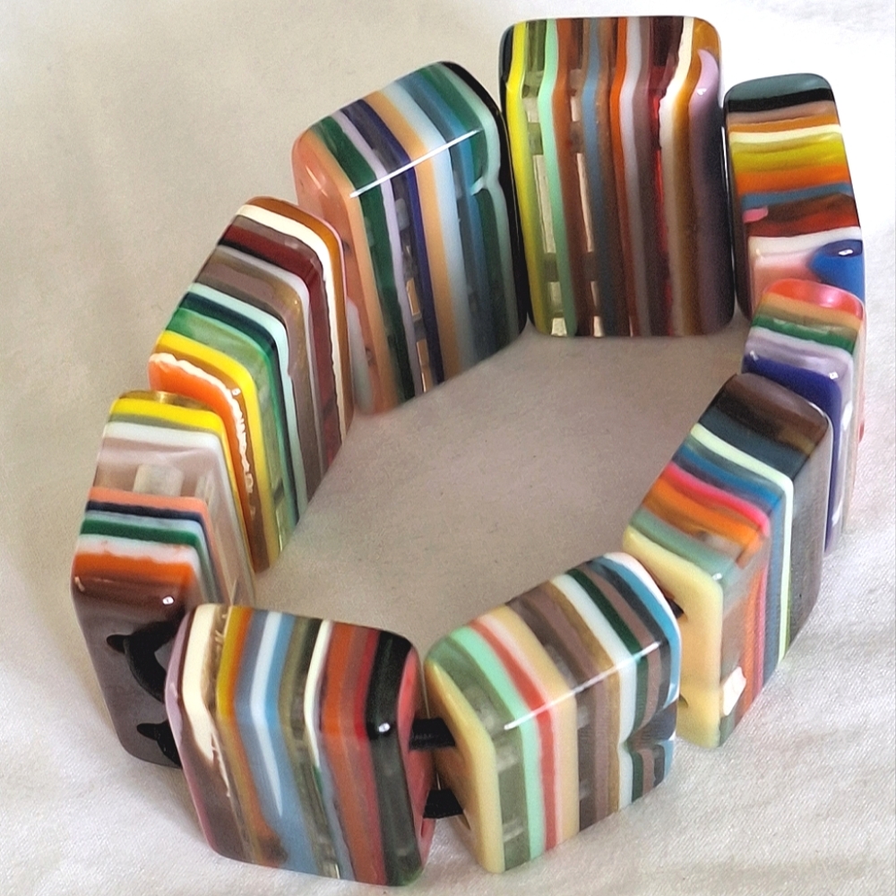 SOBRAL | Mix Layer Resin Chunky Beaded Bracelet